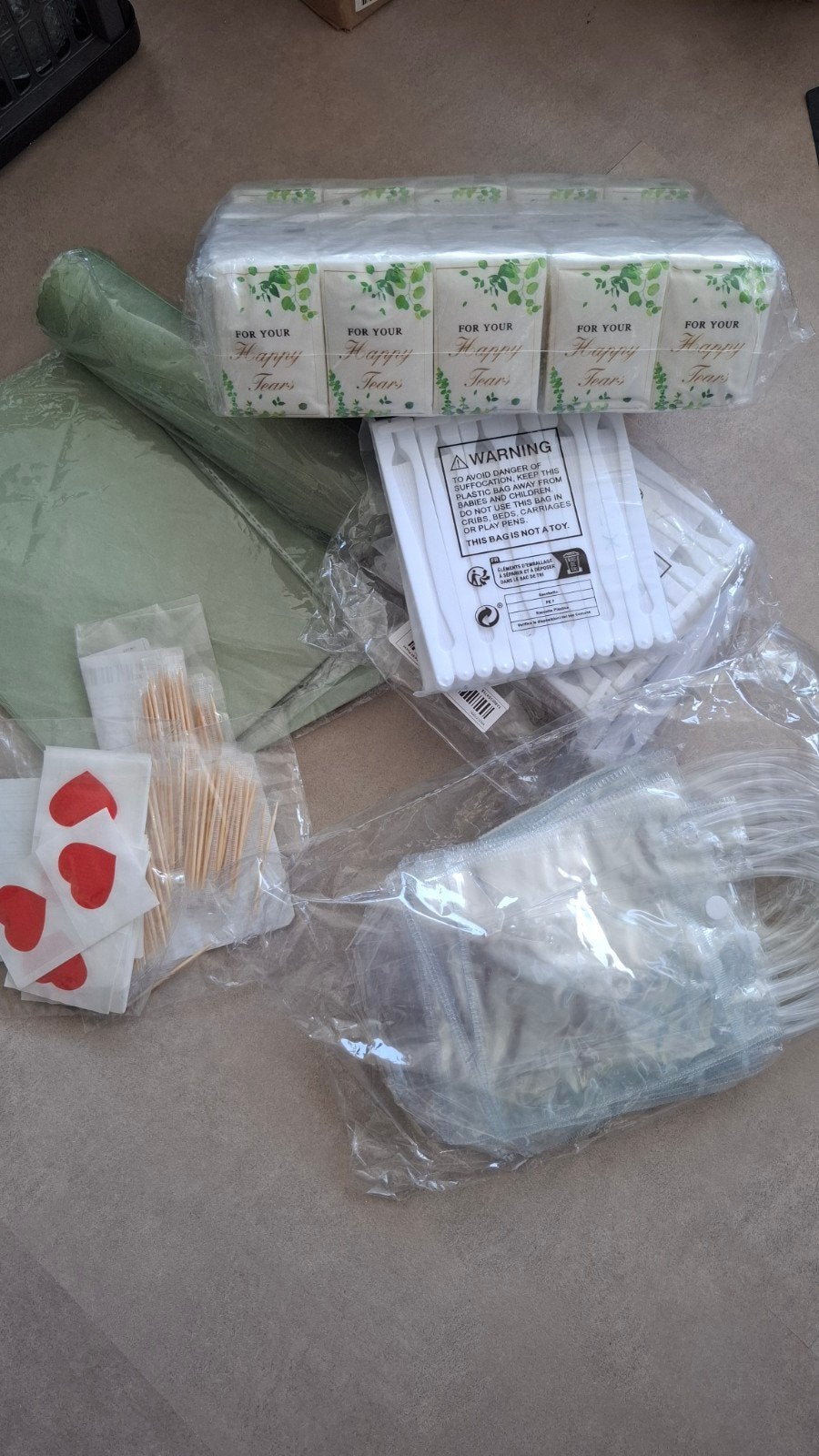 goodiebags bruiloft, Ophalen of Verzenden, Nieuw, Versiering, Overige