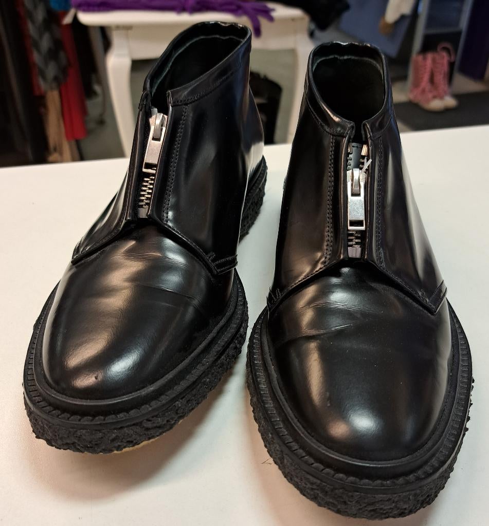 Adieu Paris zwarte leren lak schoenen + kort ritsje 40 44361, Adieu Paris, ., Nieuw, Ophalen of Verzenden