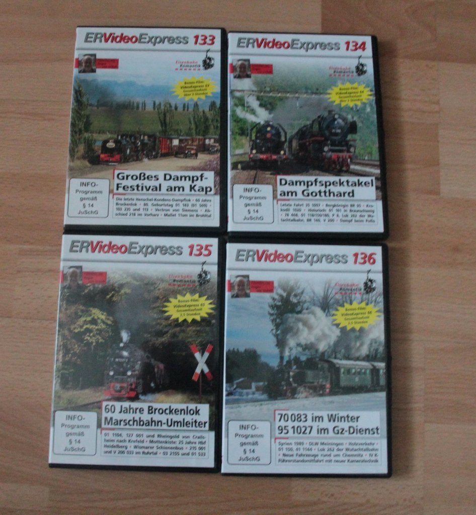 ERVideoExpress dvd's, Verzamelen, Ophalen of Verzenden, Zo goed als nieuw, Trein, Overige typen