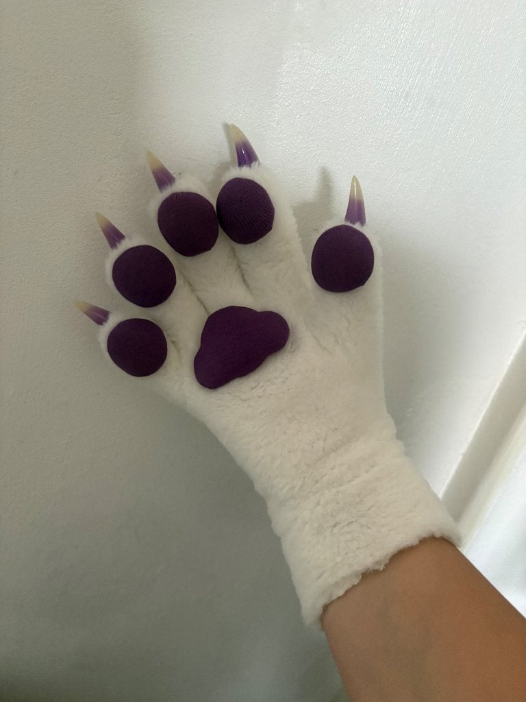 Kigurumi fursuit handpaws, Ophalen of Verzenden, Gebruikt, Overige typen