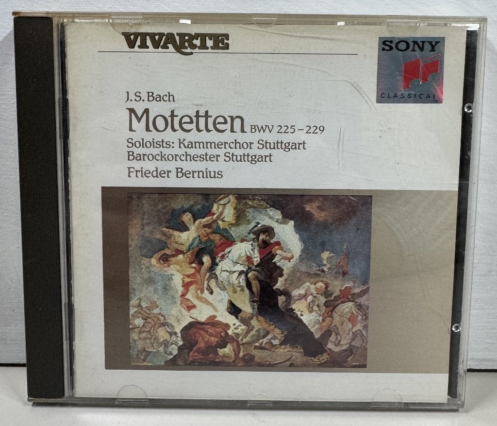 CD - J.S. Bach - Motetten BWV 225-229 - Sony Classical CD, Inclusief boekje, Ophalen of Verzenden, Zo goed als nieuw, Barok