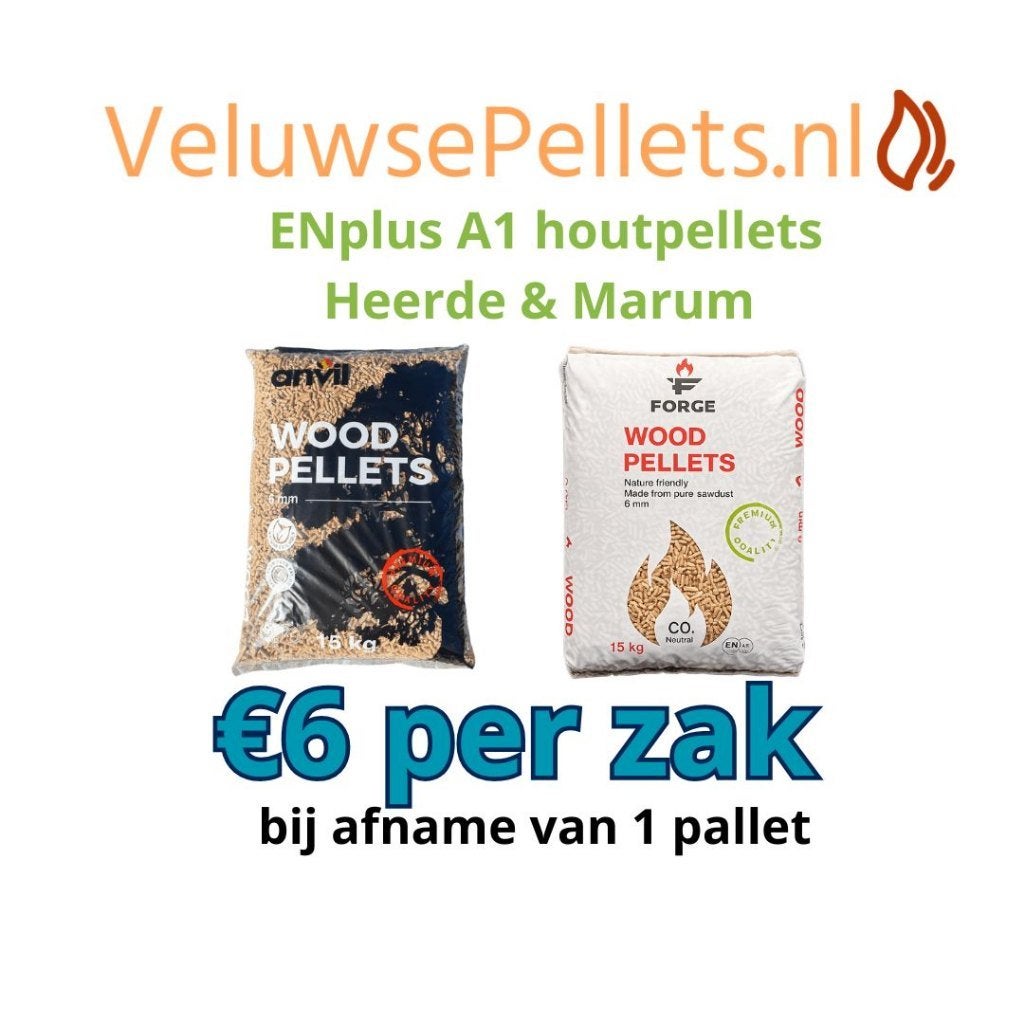Topkwaliteit Houtpellets ENplus A1 FORGE & ANVIL, Minder dan 3 m³, Ophalen of Verzenden