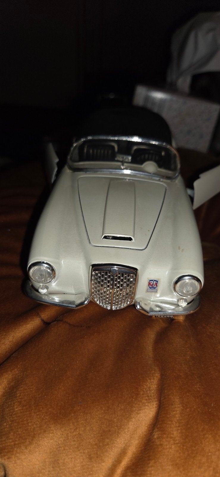 Bburago Lancia Aurelia B24 Spider 1955 schaalmodel, Ophalen of Verzenden, Zo goed als nieuw, Auto, Overige merken