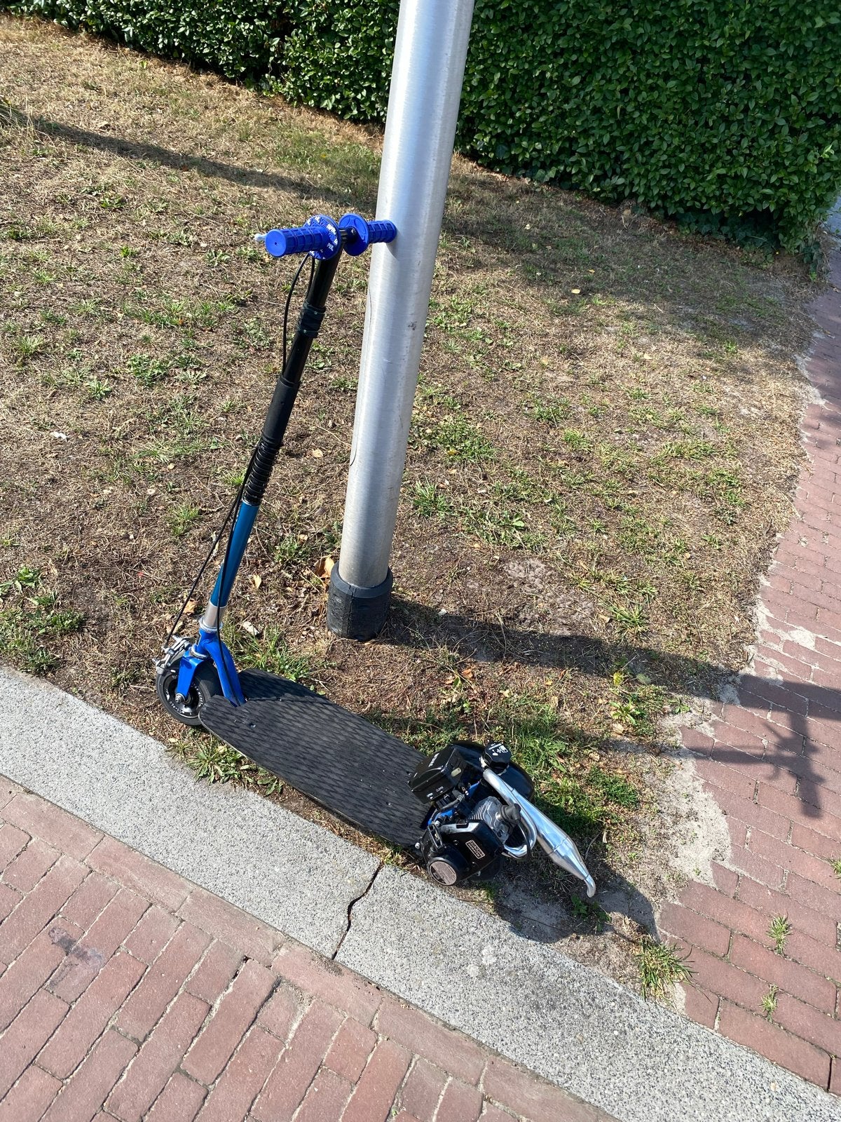 Goped met benzinemotor - loopt niet, Ophalen of Verzenden, Gebruikt