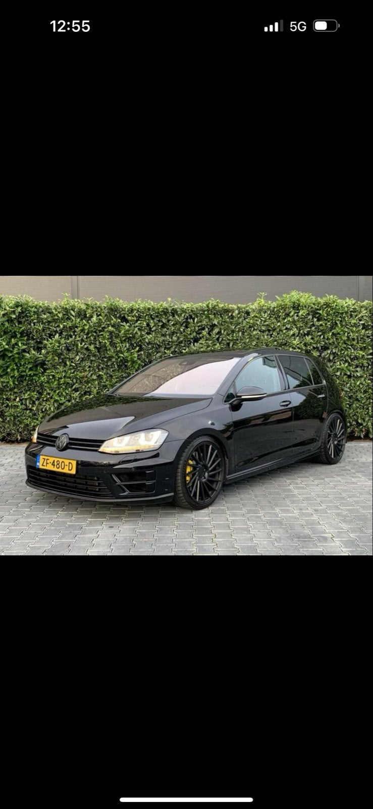 Volkswagen Golf 2.0 TSI R 221KW 5D 4MOTION DSG 2014 Zwart