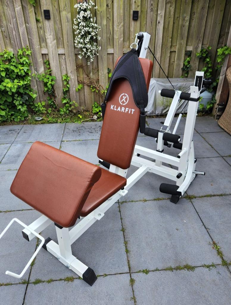Klarfit fitness bank, Sport en Fitness, Ophalen, Zo goed als nieuw, Krachtstation
