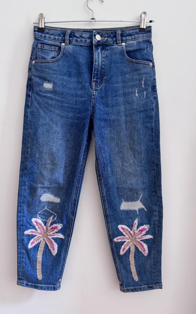 scotch soda broek jeans 146 152 bijna nieuw, Ophalen of Verzenden, Zo goed als nieuw, Meisje, Broek