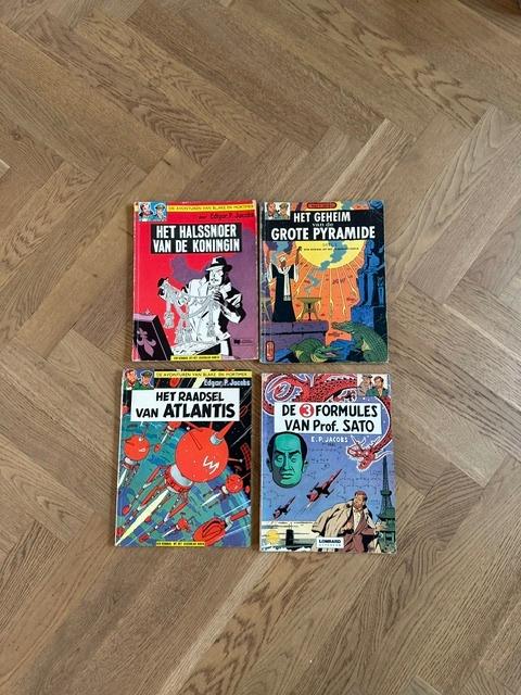 4 x Blake en Mortimer., Edgar P. Jacobs, Eén stripboek, Ophalen, Gelezen