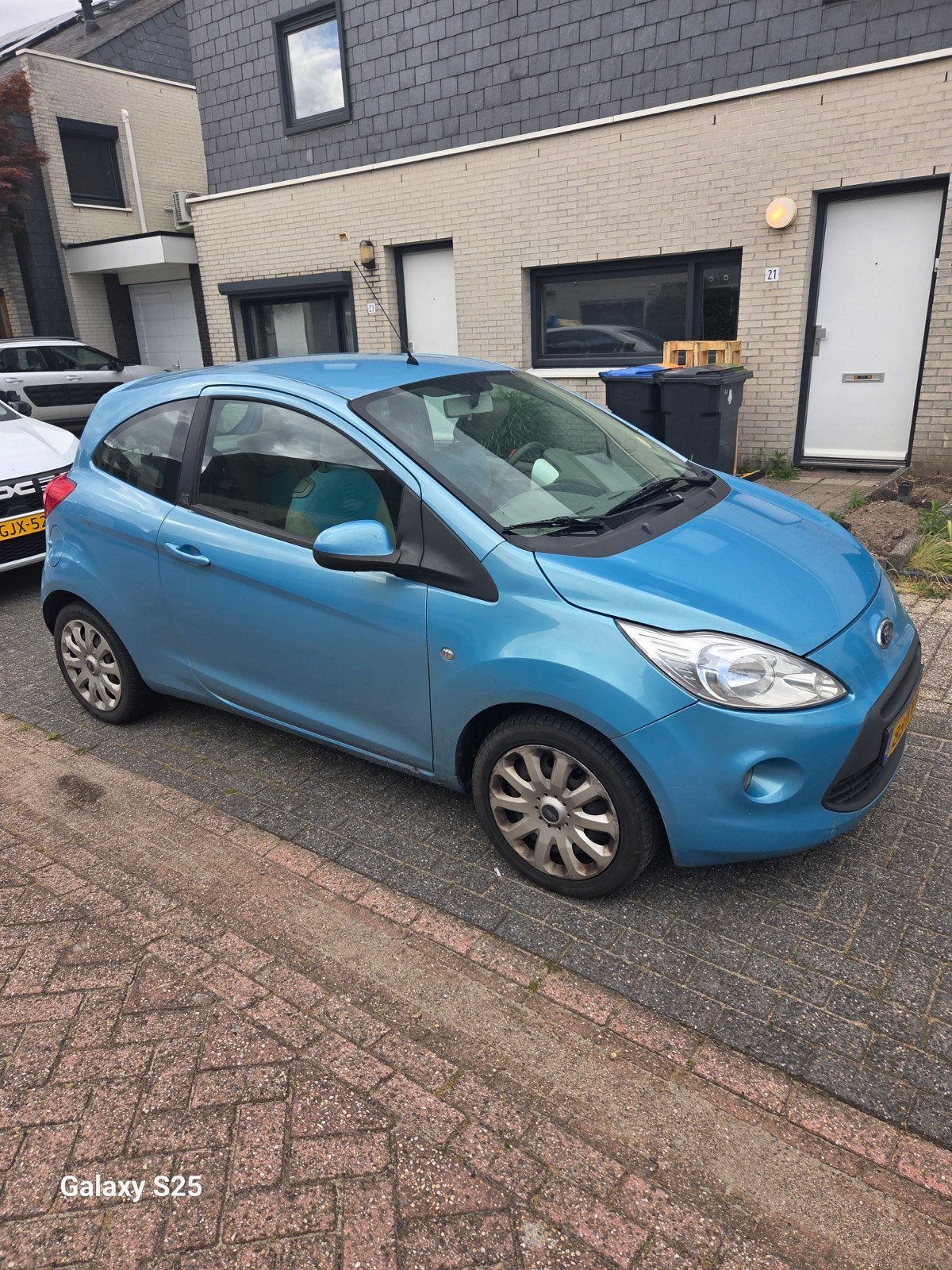 Ford Ka 1.2 51KW 2009 Blauw, Auto's, Voorwielaandrijving, 1242 cc, 4 cilinders, Origineel Nederlands
