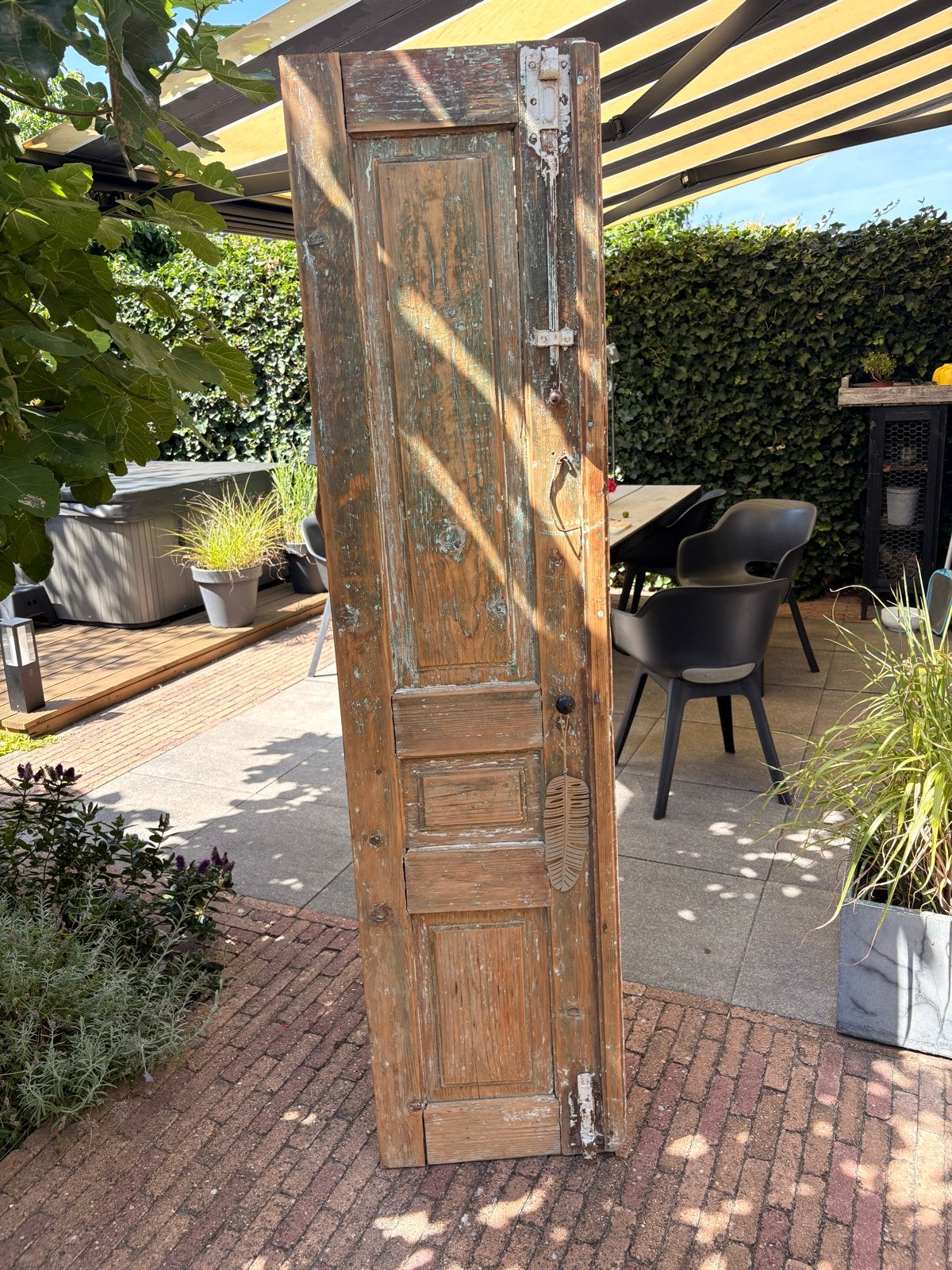 Oude Hongaarse deur - 47x192.5 cm - Geschuurd, Ophalen, Gebruikt, Minder dan 80 cm, Binnendeur