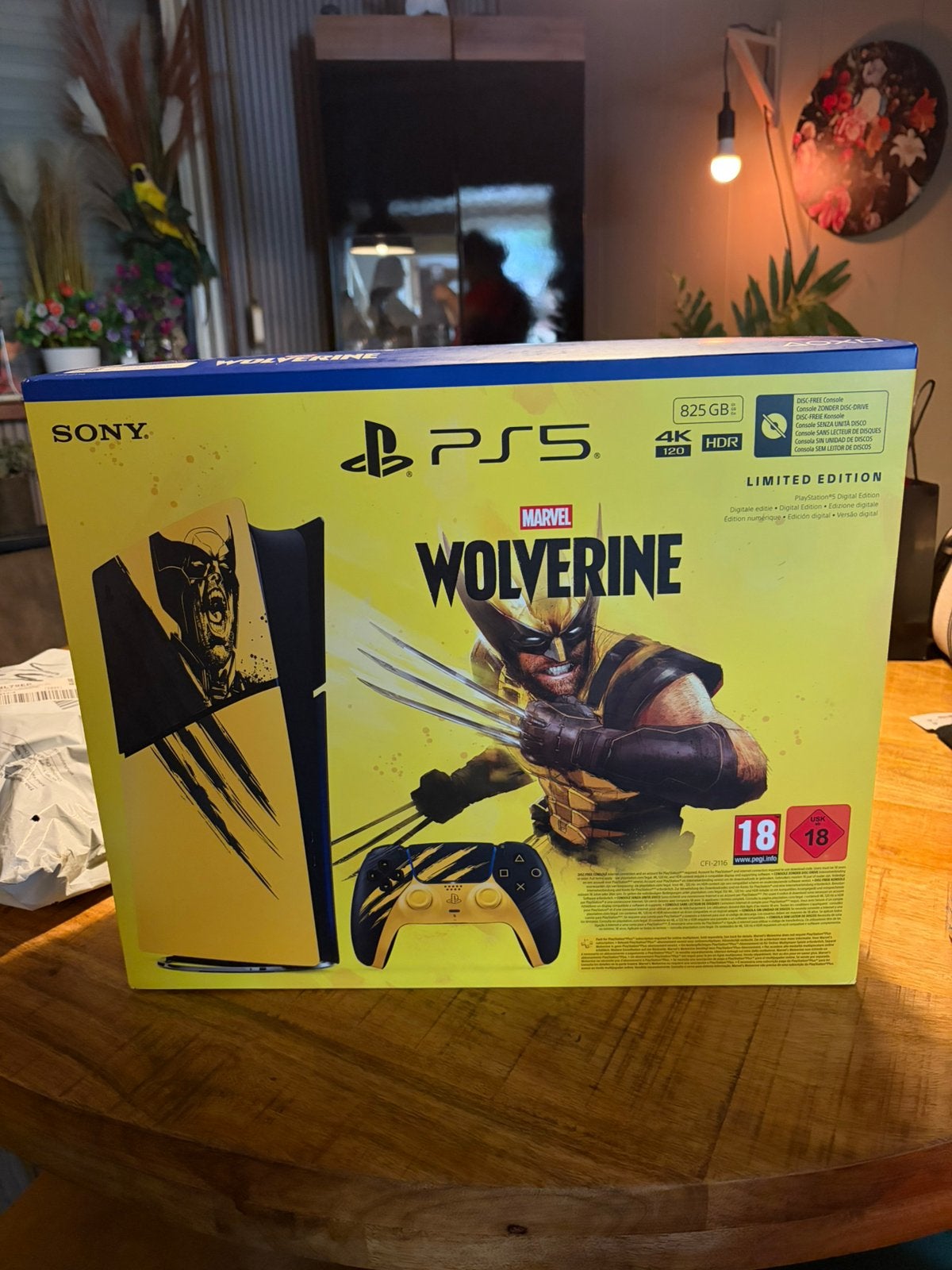 Playstation 5 Digital Limited Edition Wolverine, Spelcomputers en Games, Ophalen of Verzenden, Zo goed als nieuw, Met 1 controller