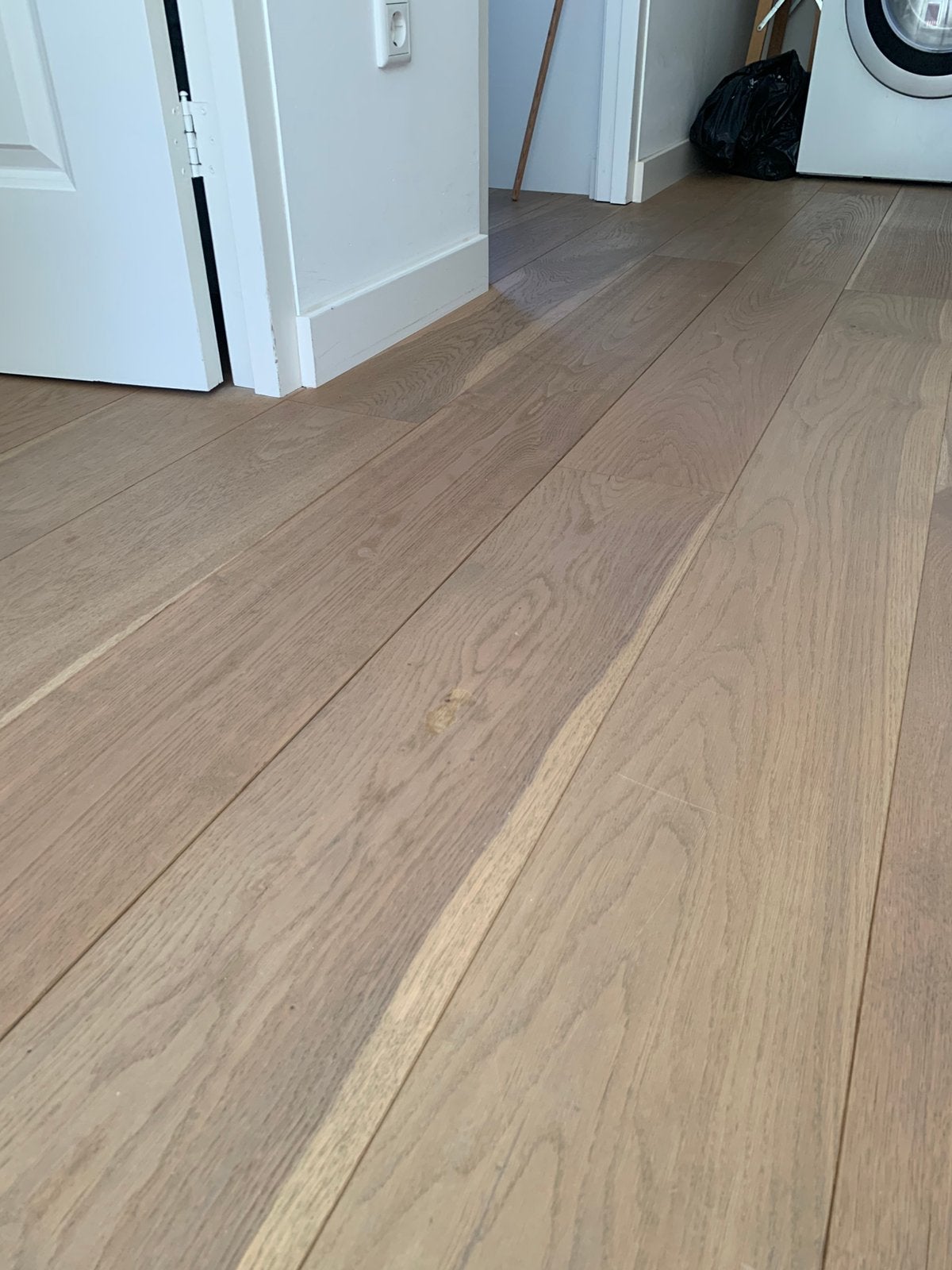 Mooie Eiken houten parketvloer 12,6 m2 Nieuw, Ophalen, Gebruikt, Vloerdelen of -planken, 10 m² of meer