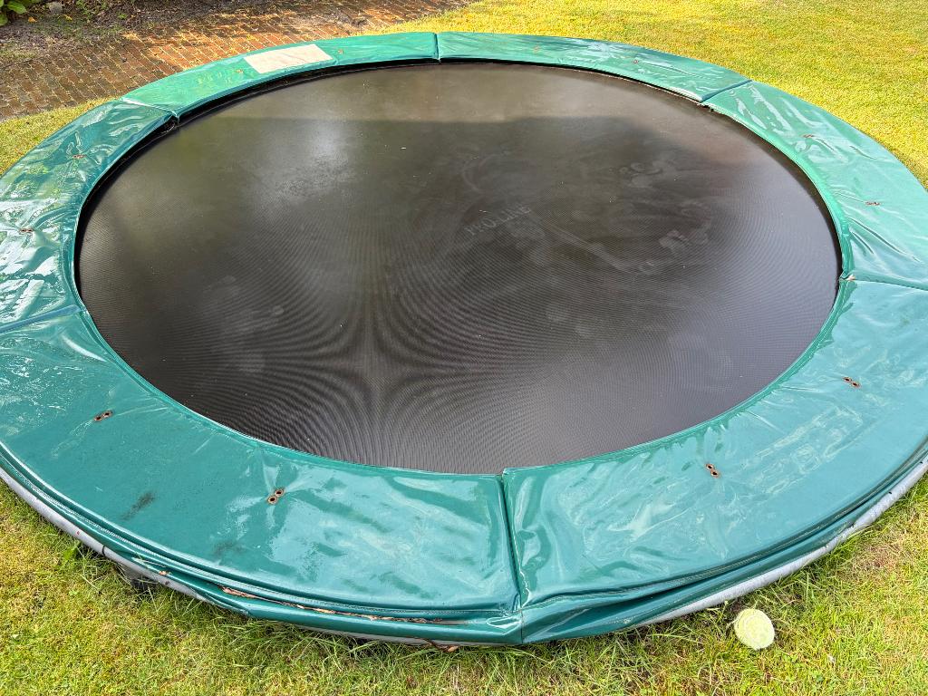 Trampoline, Kinderen en Baby's, Speelgoed | Buiten | Trampolines, Ophalen, Zo goed als nieuw
