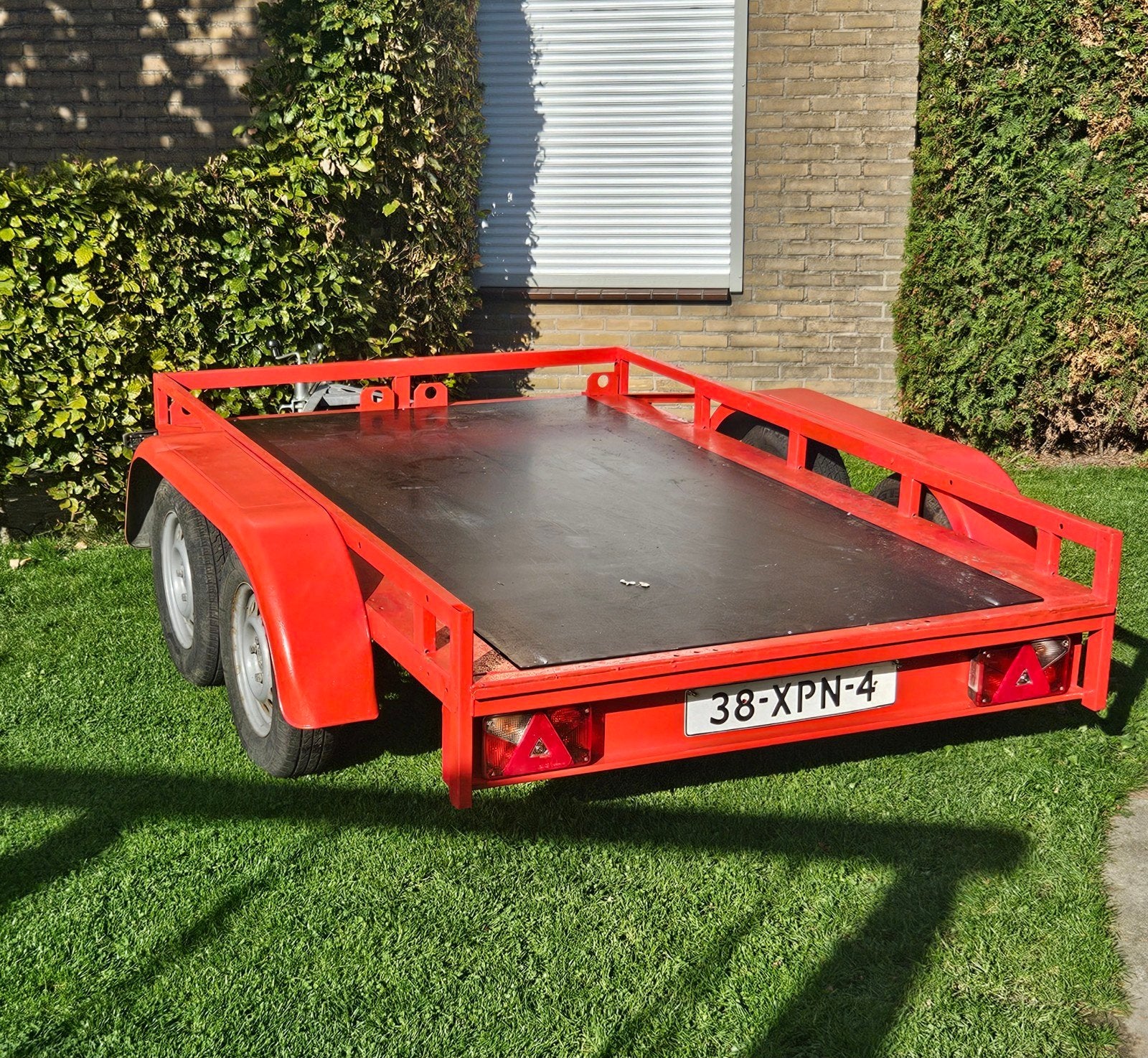 Aanhangwagen / autotransporter in goede staat, Ophalen, Zo goed als nieuw