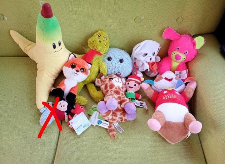 stapel knuffels, Ophalen, Overige merken, Overige karakters, Overige typen