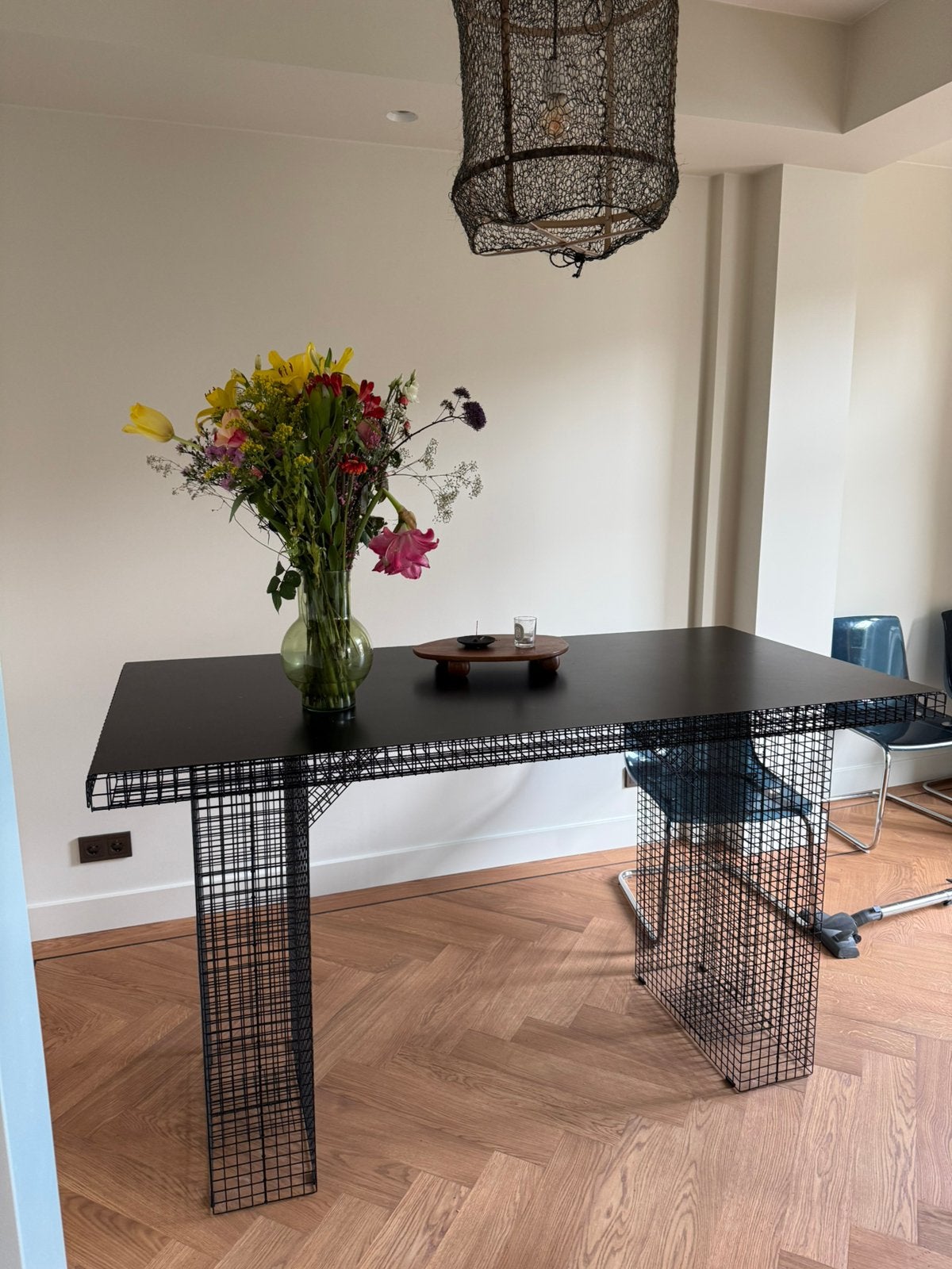 Scandinavische design tafel van Kalager Design, Ophalen, Zo goed als nieuw, Rechthoekig, 50 tot 100 cm