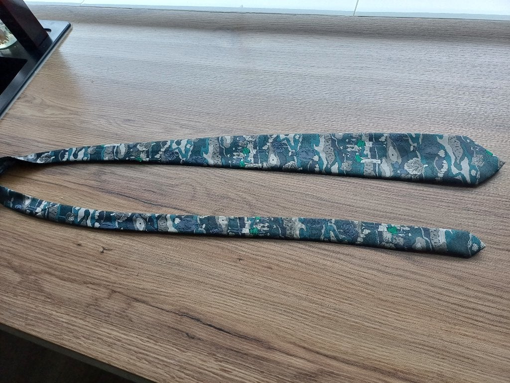 zgan.groen grijs stropdas Angelo Litrico, Kleding | Heren, Stropdassen, Angelo Litrico, Ophalen of Verzenden, Zo goed als nieuw