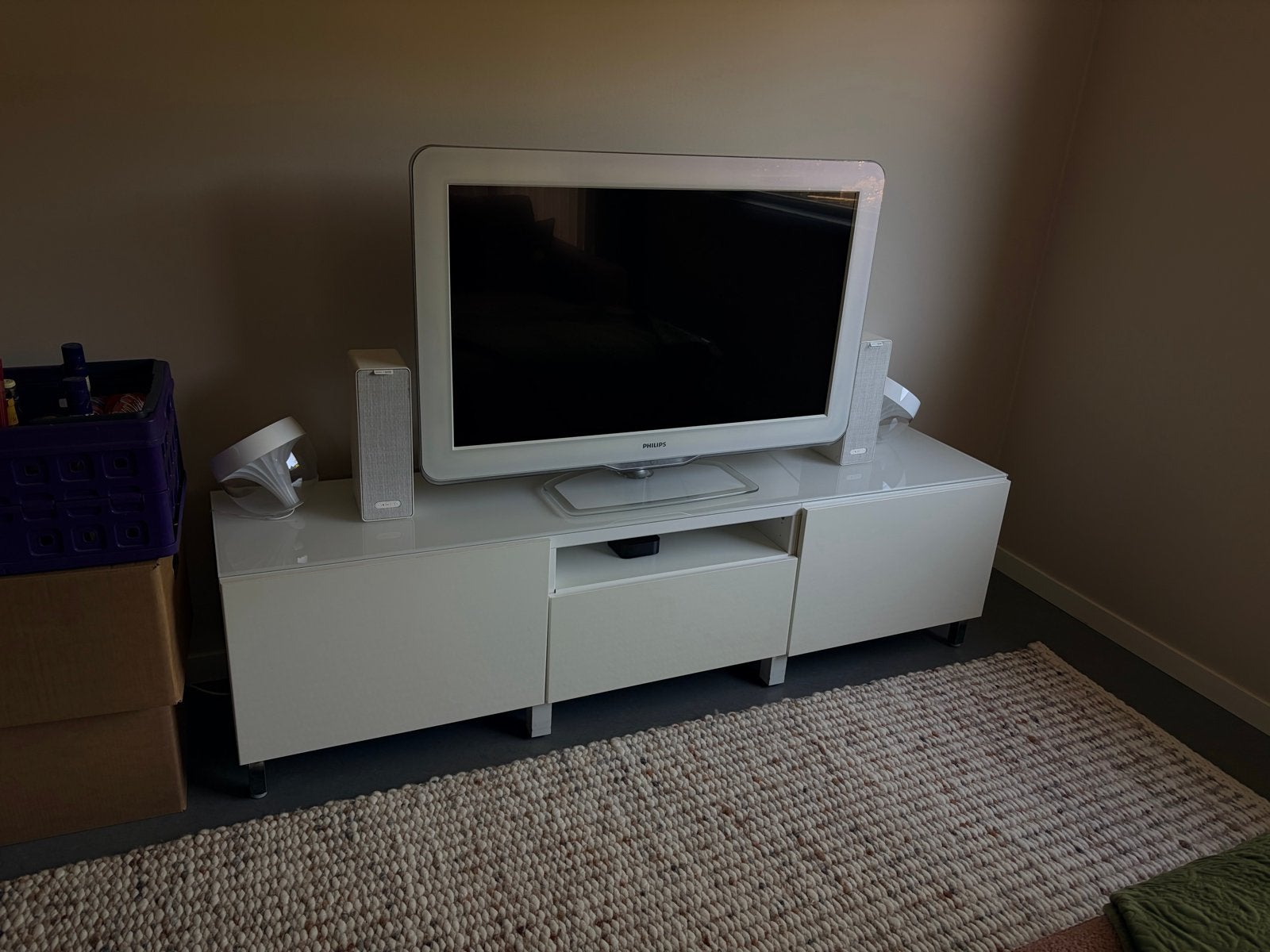 IKEA Besta TV meubel 180x42x39 cm, Ophalen, 150 tot 200 cm, Zo goed als nieuw, IKEA