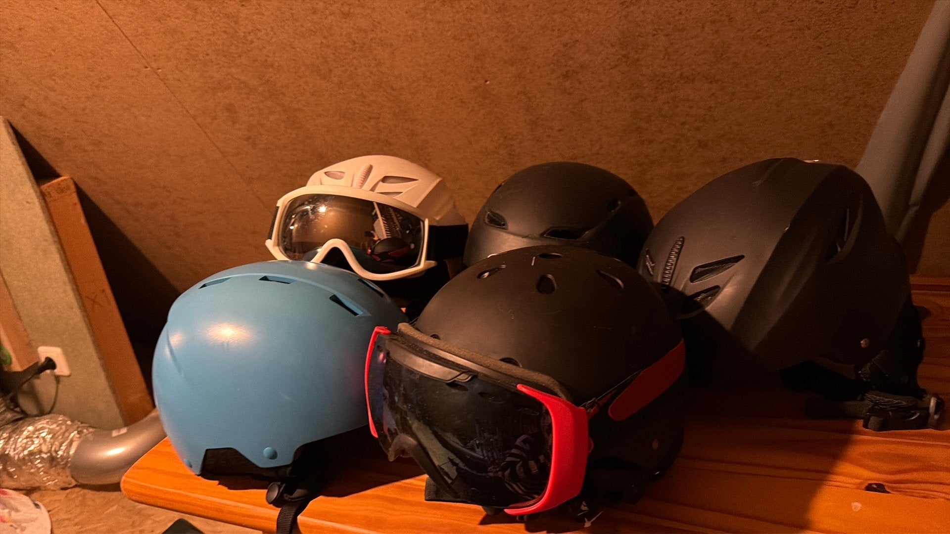5 ski helmen voor maar 20 euro!, Fietsen en Brommers, Ophalen, Gebruikt