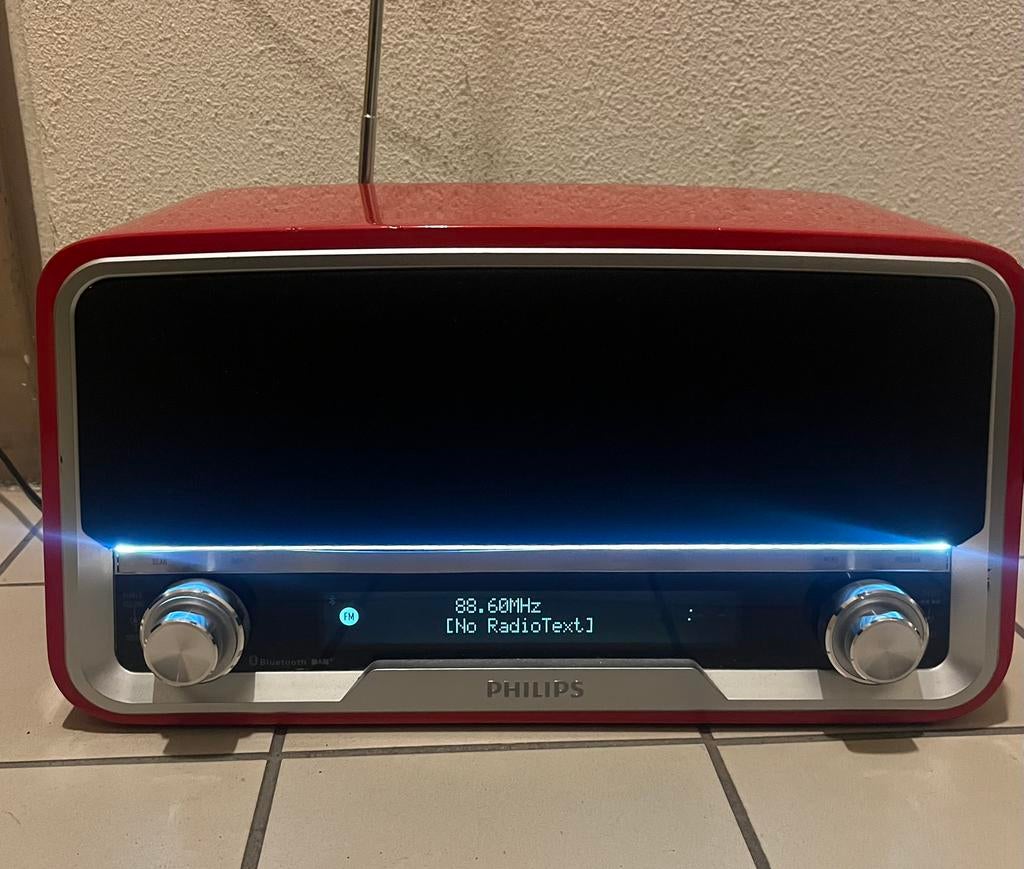 Retro look, Philips radio, Audio, Tv en Foto, Radio's, Ophalen of Verzenden, Zo goed als nieuw