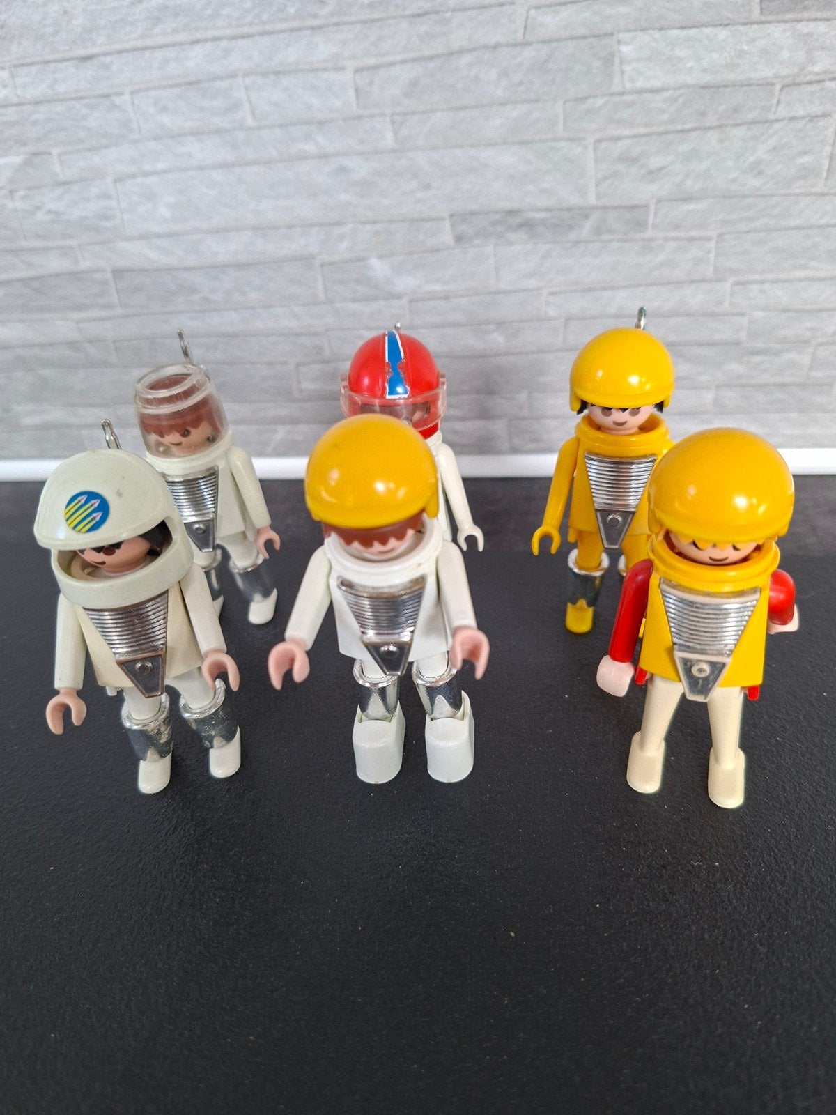 Playmobiel Playmo Space lijn astronauten vintage 1974, Kinderen en Baby's, Ophalen of Verzenden, Gebruikt, Figuren