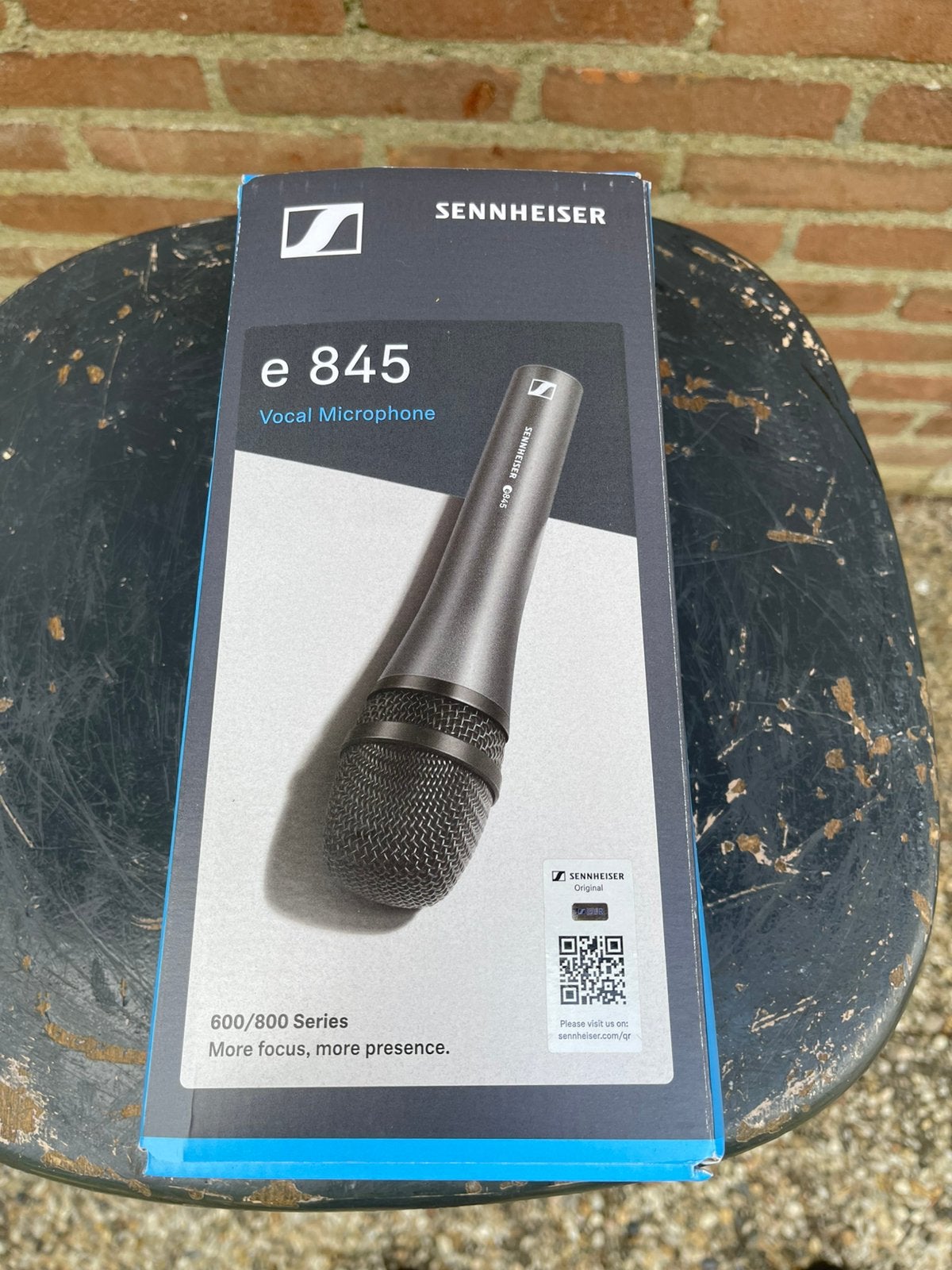 Sennheiser E845 dynamische cardioïde microfoon als nieuw, Ophalen of Verzenden, Zo goed als nieuw, Studiomicrofoon