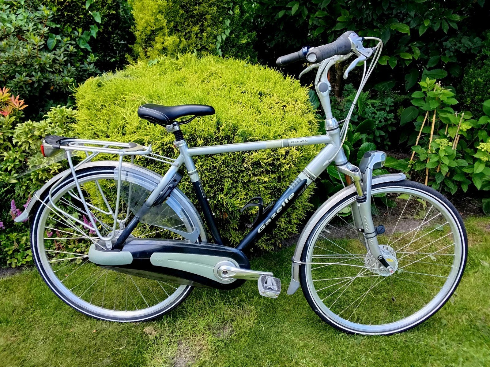Mooie Gazelle Davos herenfiets, Fietsen en Brommers, Fietsen | Heren | Herenfietsen, Ophalen, Gebruikt, Versnellingen, 57 tot 61 cm