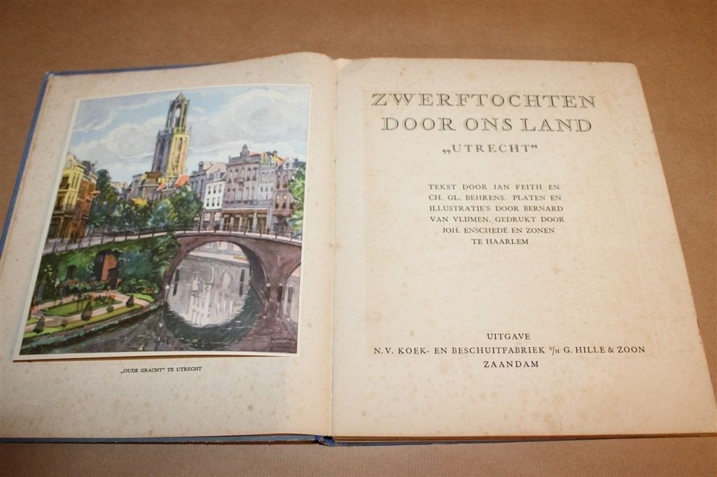 Utrecht — Zwerftochten door ons Land, Plaatjesalbum 1931, Ophalen of Verzenden, Gelezen