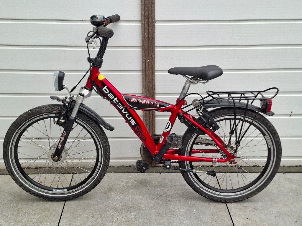 Batavus/ Loekie Snake 20 inch fietsje., Fietsen en Brommers, Ophalen, Gebruikt, Batavus, Terugtraprem