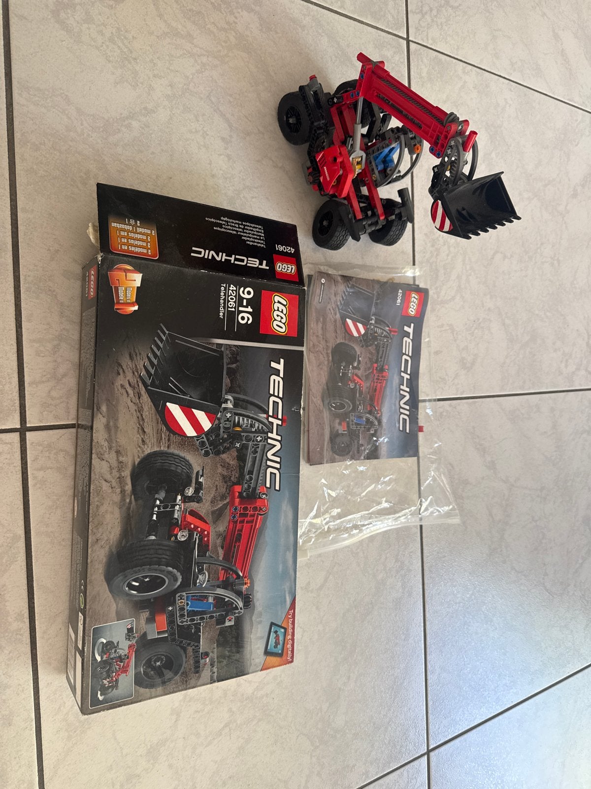 LEGO Technic 42061 Verreiker - Compleet met doos en boekje, Ophalen, Zo goed als nieuw