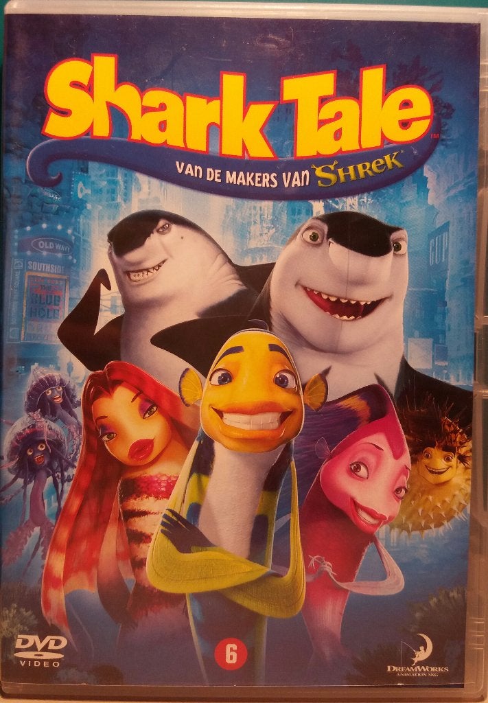 Shark Tale DVD - Van de makers van Shrek, Gebruikt, Animatie, Ophalen of Verzenden, Vanaf 6 jaar