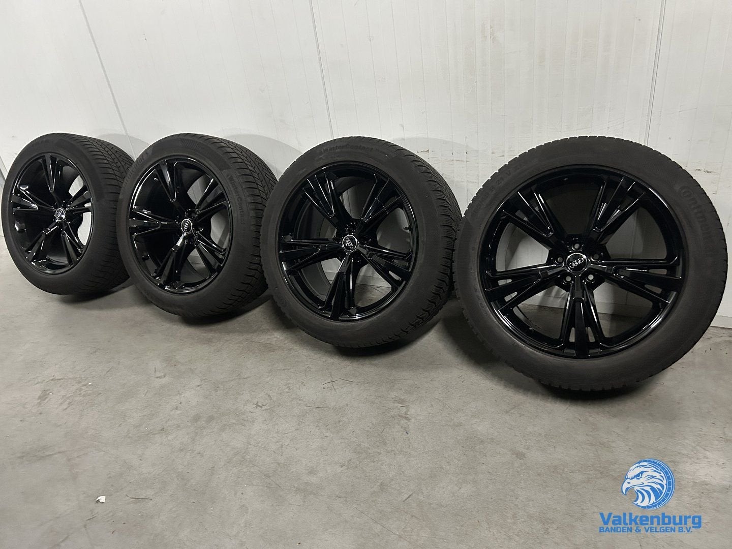 7-8mm! Originele Audi Q8 SQ8 4M8 21 inch zwarte velgen 5x112