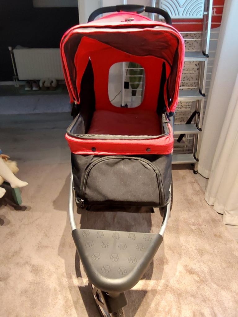 Te koop honden wandelwagen, Ophalen