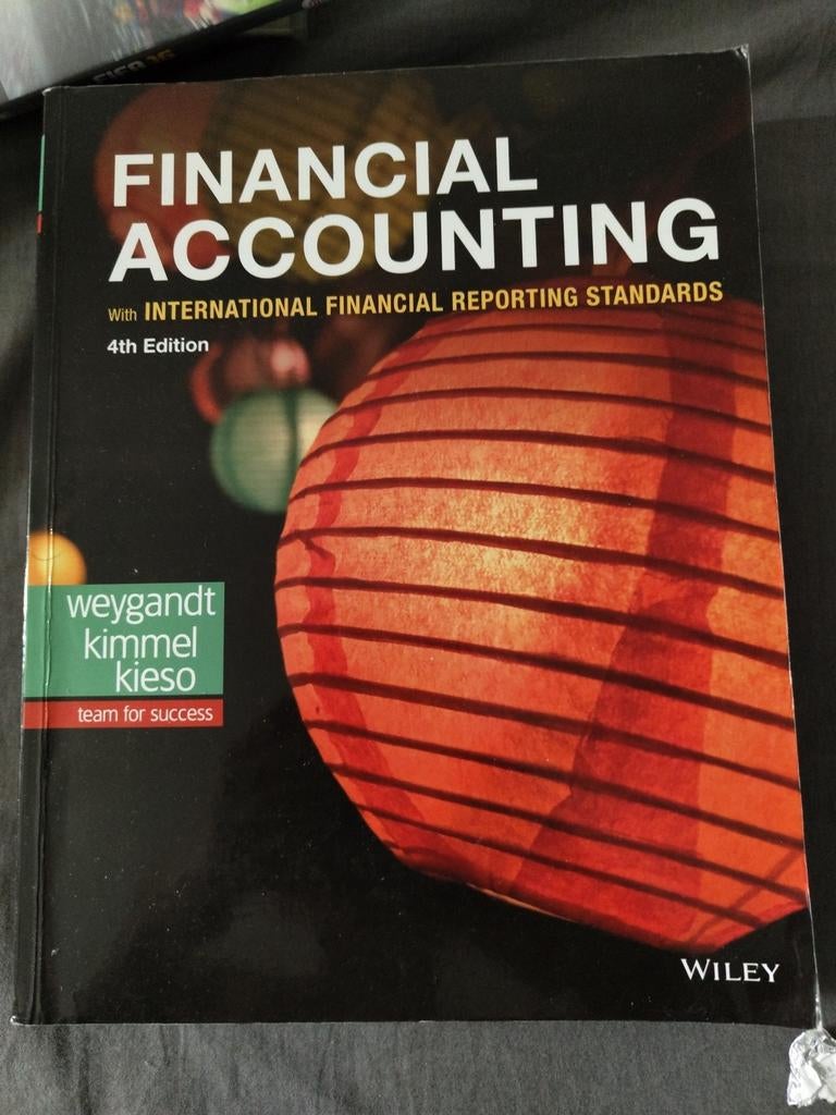 Financial Accounting 4th Edition - Weygandt Kieso, Boeken, Zo goed als nieuw, Gamma, Weygandt, Kimmel, Kieso, HBO