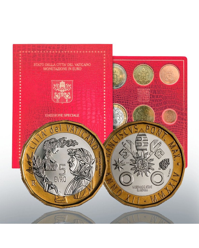 BU Set Euro Vaticaanstad Vaticaan 2024 met 5 euro, Ophalen, Vaticaanstad, Overige waardes, Setje