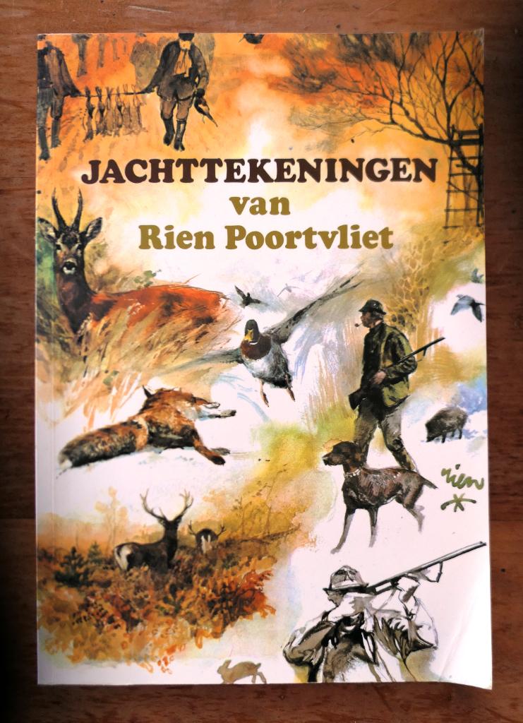 Jachttekeningen - Rien Poortvliet, Rien Poortvliet, Ophalen of Verzenden, Zo goed als nieuw, Natuur algemeen