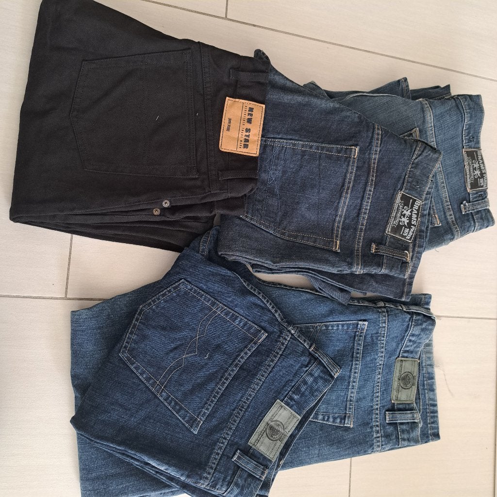 Spijkerbroeken 36 / 34, gehele stapel voor euro 50,00, Ophalen, W36 - W38 (confectie 52/54), Blauw, Zo goed als nieuw