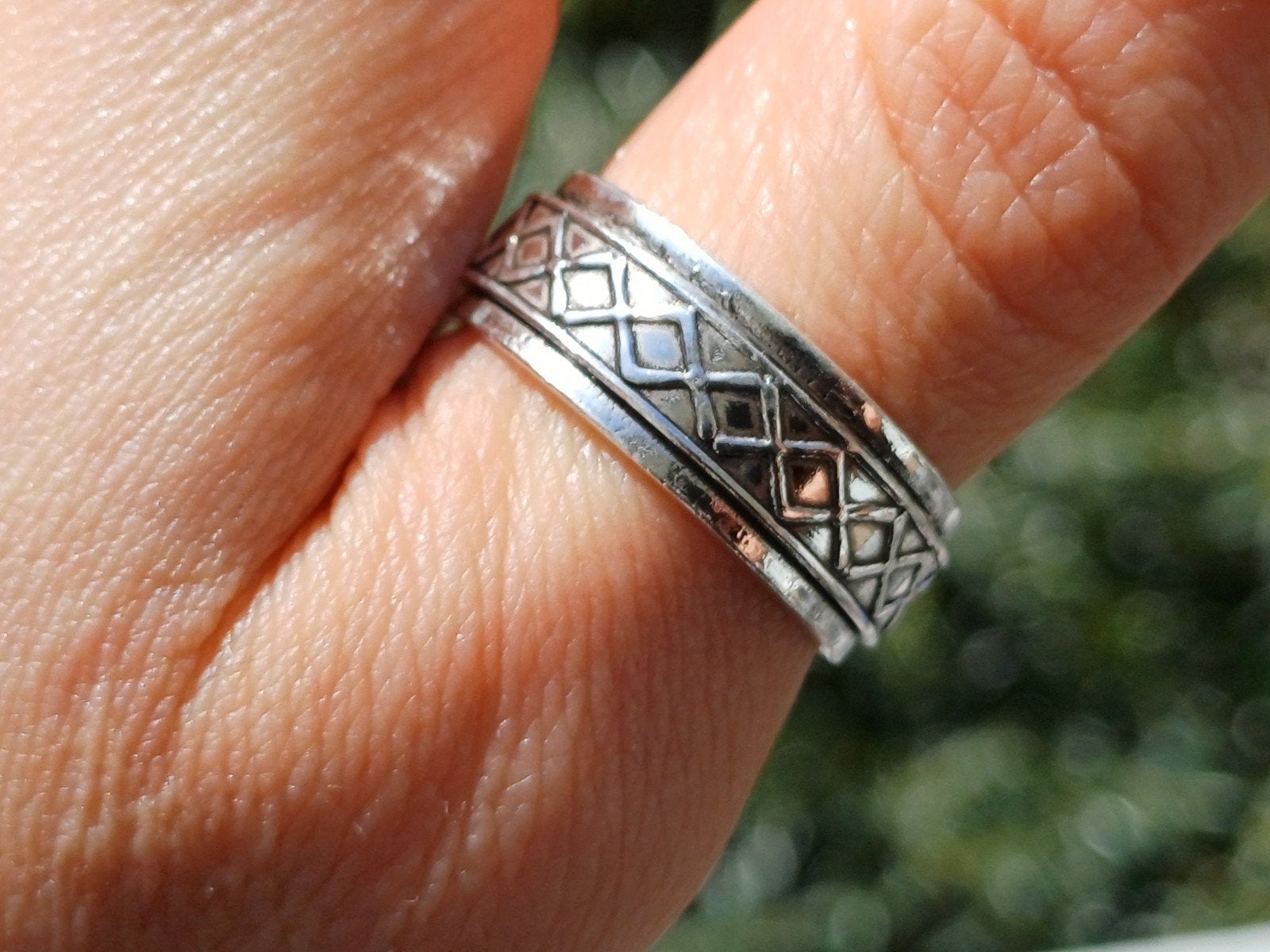 Vanoli 925 zilver draai spin ring spinner maat 18,25 19, 18 tot 19, Vanoli, Amsterdam, Nieuw