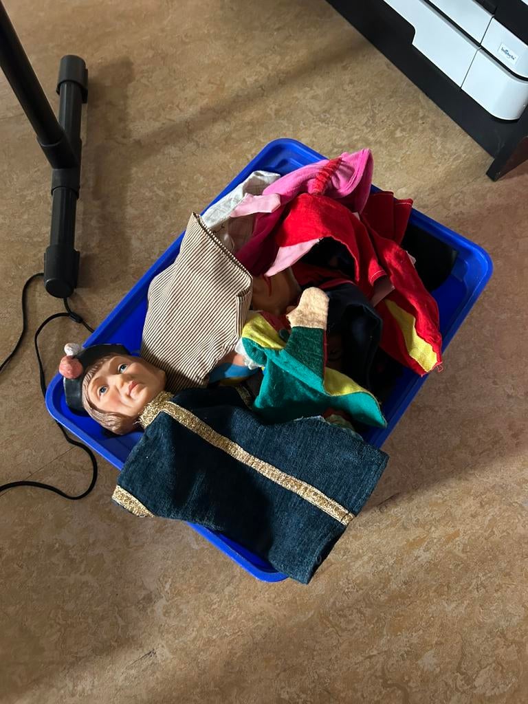 Poppenkastpoppen, Ophalen, Gebruikt, Overige typen
