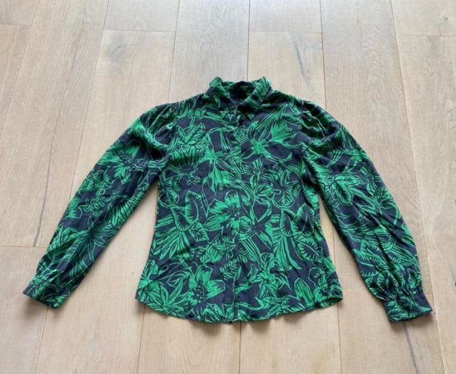 Marccain 3 M zijde nieuwstaat, Ophalen of Verzenden, Zo goed als nieuw, Maat 38/40 (M), Groen