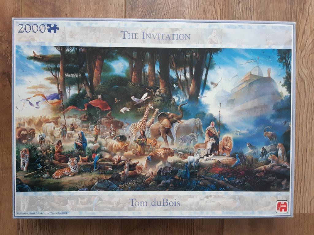 Puzzel 2000 stukjes the Invitation Tom DuBois, Ophalen, Meer dan 1500 stukjes, Gebruikt, Legpuzzel