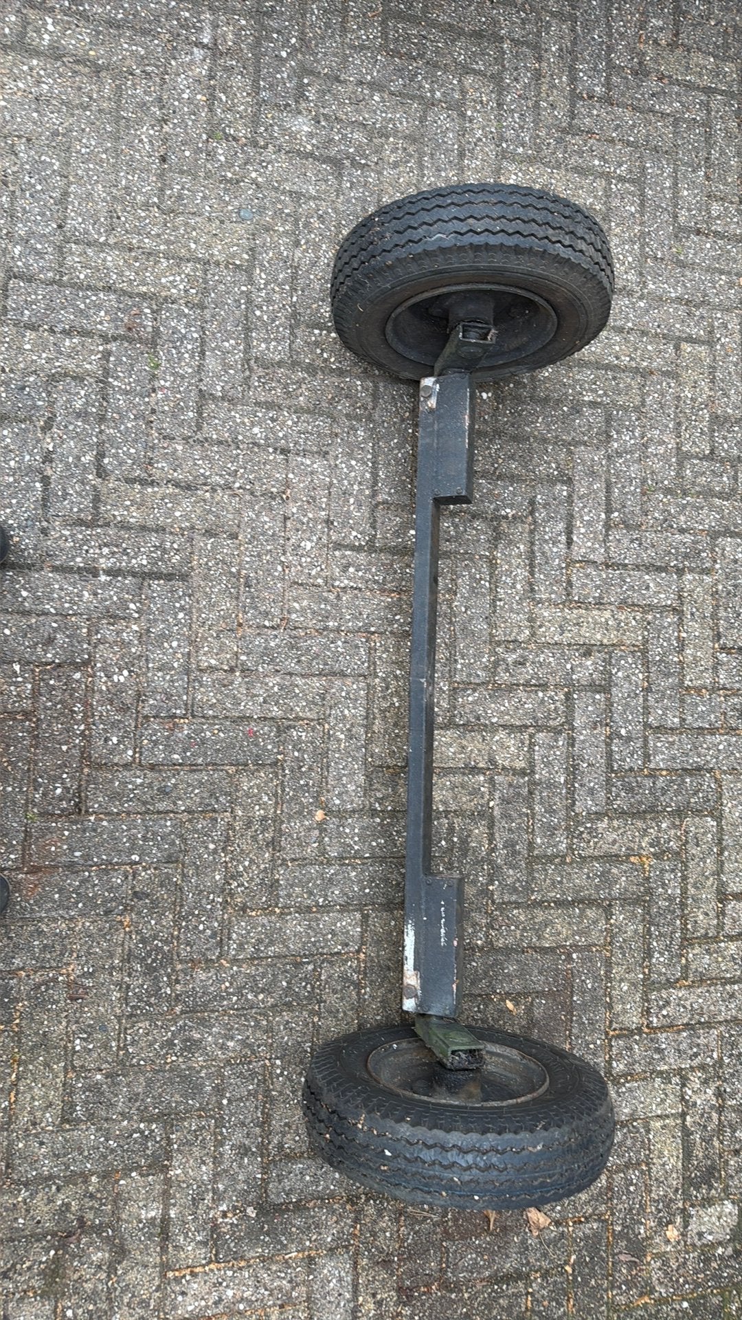 Torsieas voor kleine aanhanger of bagagewagentje, Auto diversen, Aanhangwagen-onderdelen, Ophalen, Gebruikt
