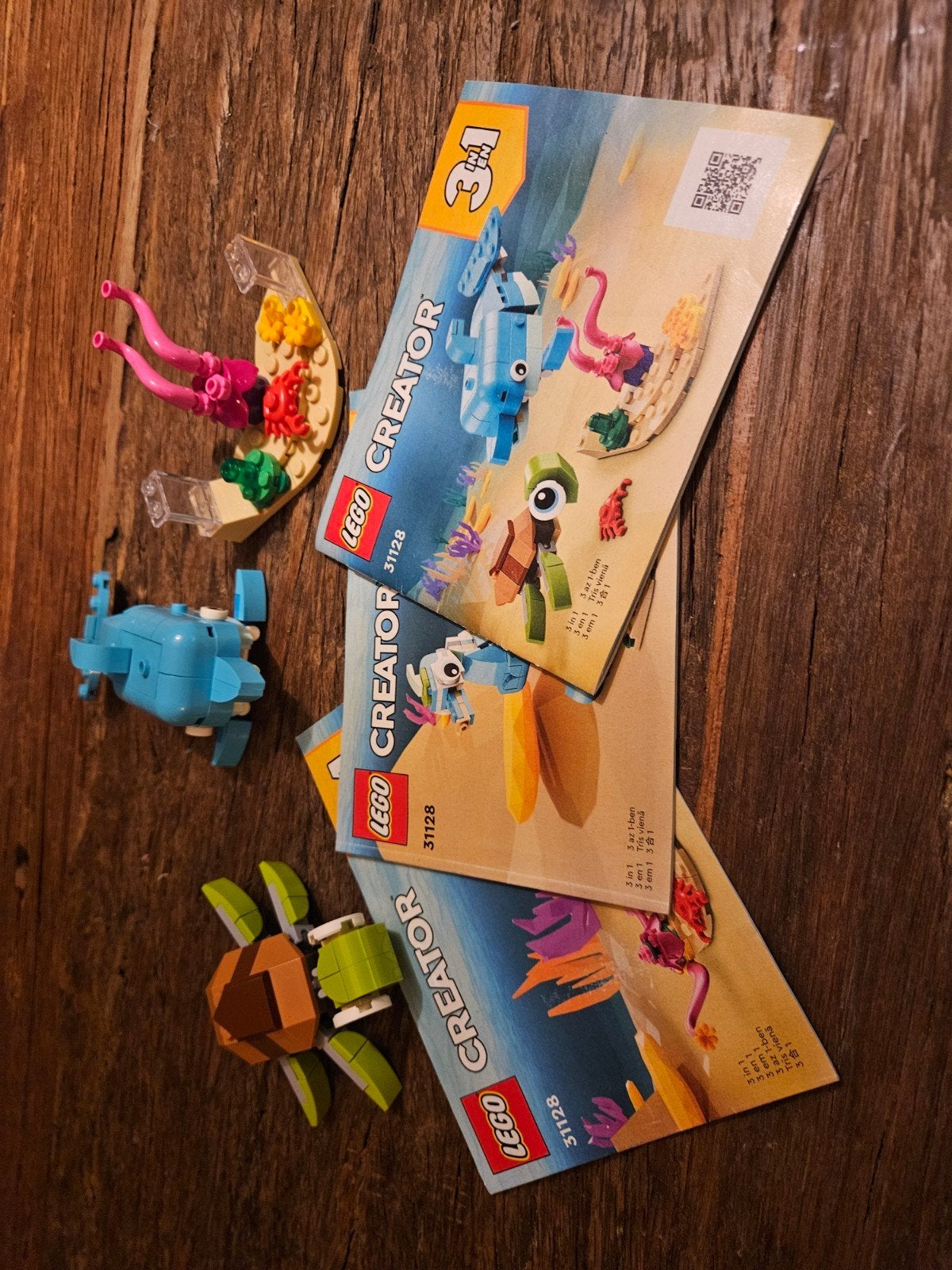 LEGO Creator 31128 Dolfijn en Schildpad 3-in-1, Ophalen, Zo goed als nieuw, Overige merken