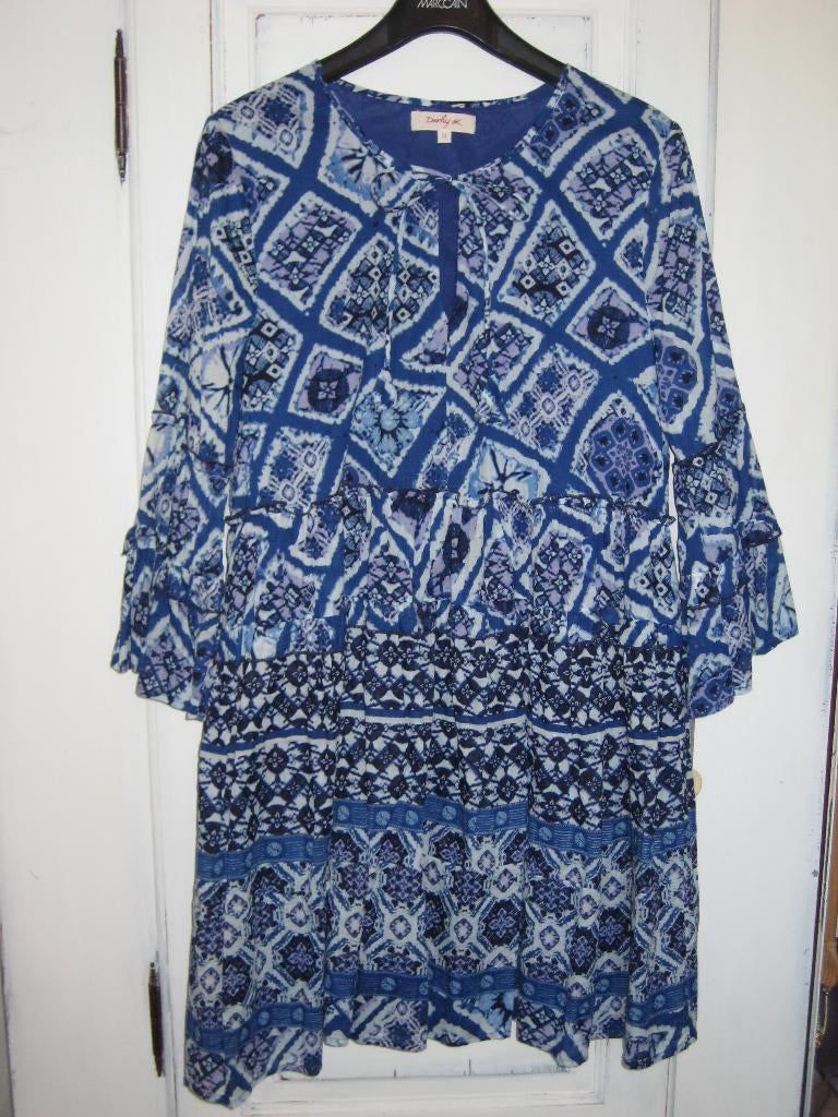 Derhy K. zomerjurk katoen 40/42 XL NIEUW, Derhy K., Maat 42/44 (L), Nieuw, Knielengte