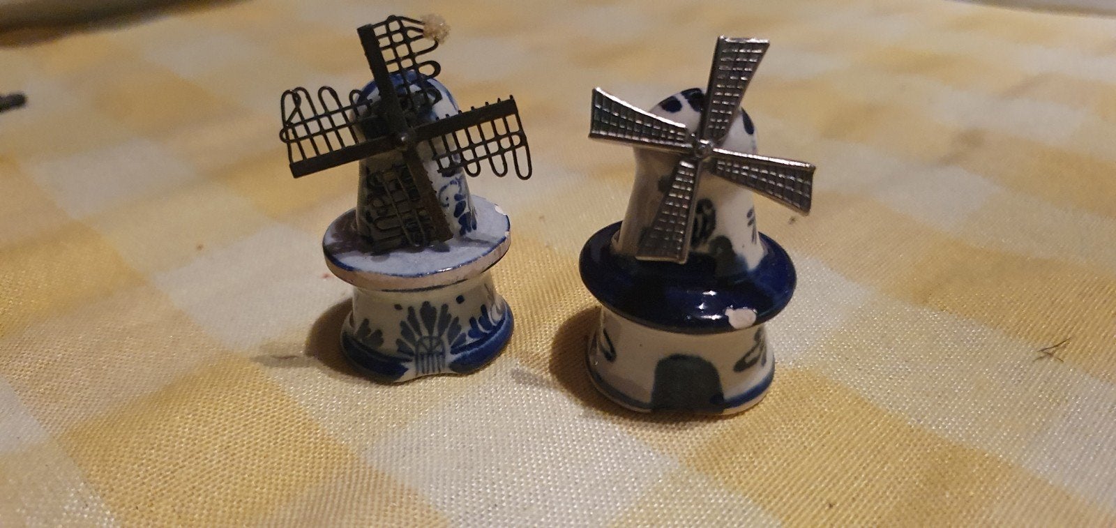 Delfts Blauwe Windmolentjes - Zout- en Peperstel, Antiek en Kunst, Ophalen of Verzenden