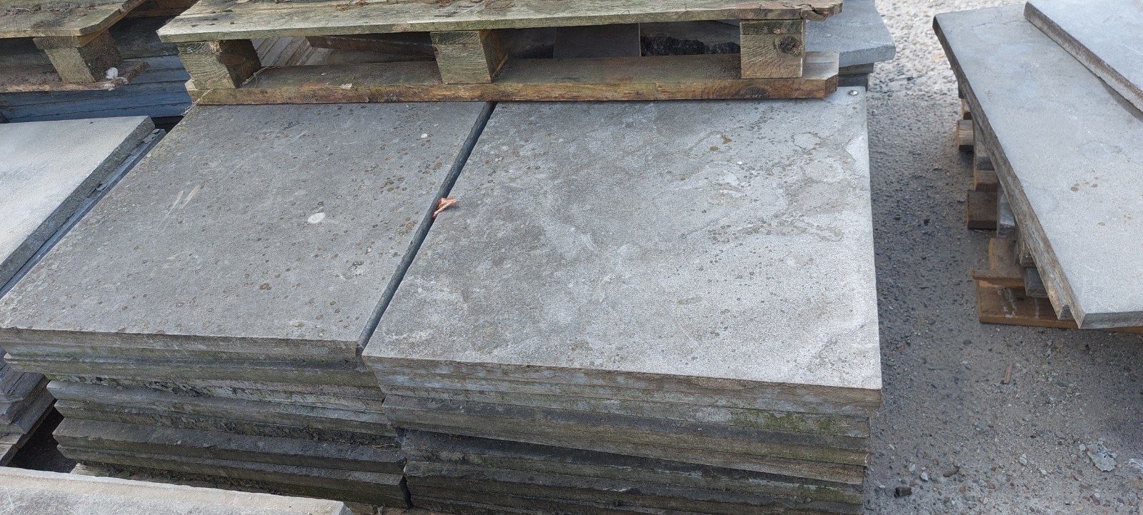 200 m2 Chinees hardsteen terrastegels, 60x60x3 cm. 550  st., Ophalen, Natuursteen, Terrastegels