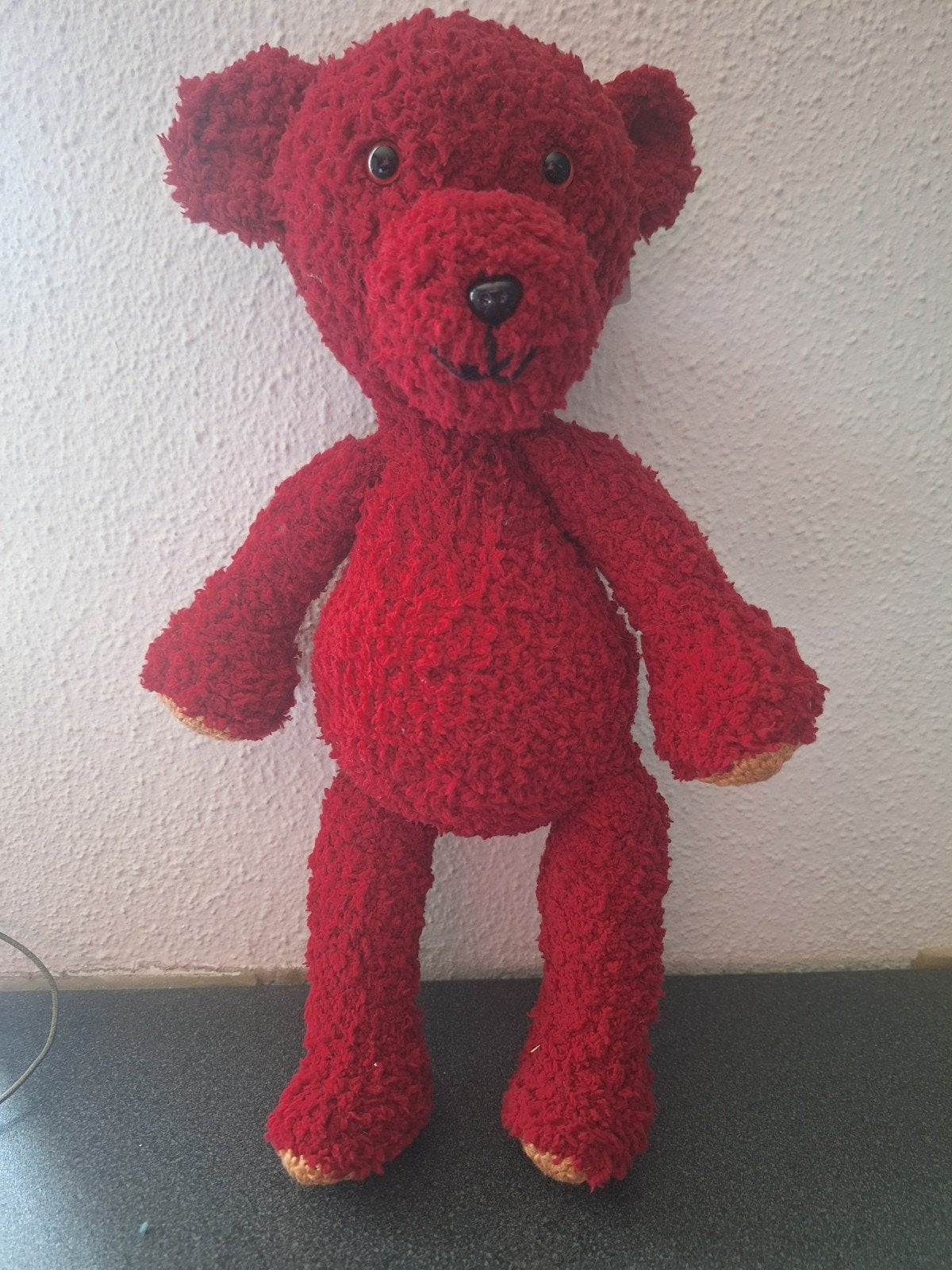Rode teddybeer, Kinderen en Baby's, Verzenden, Beer, Nieuw, Middelgroot (20 tot 80 cm)