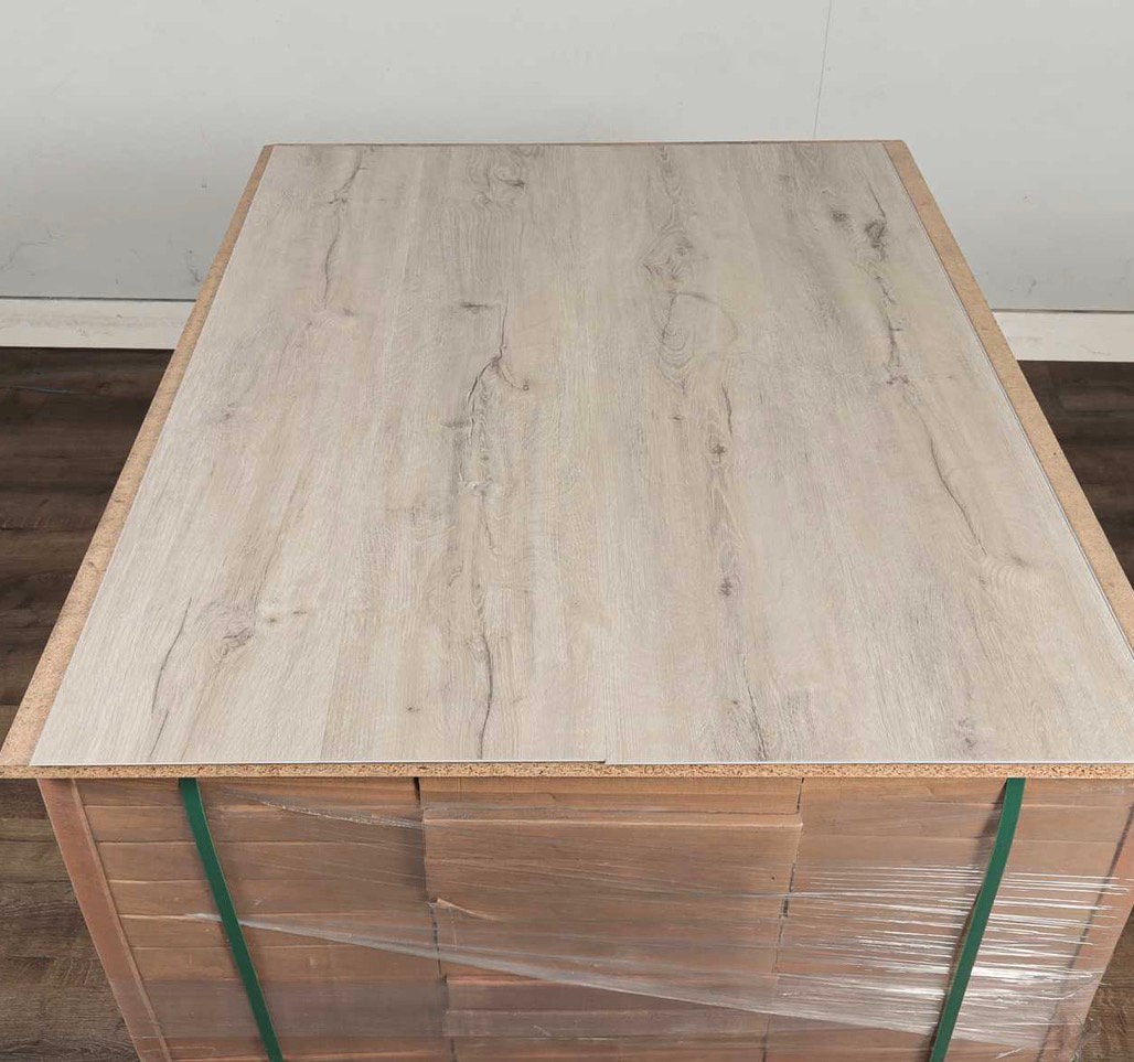 55 m2 PVC click plank met XPS onderlaag - 1220 x 228 x 5 mm, Ophalen, Overige typen, Beige, Nieuw