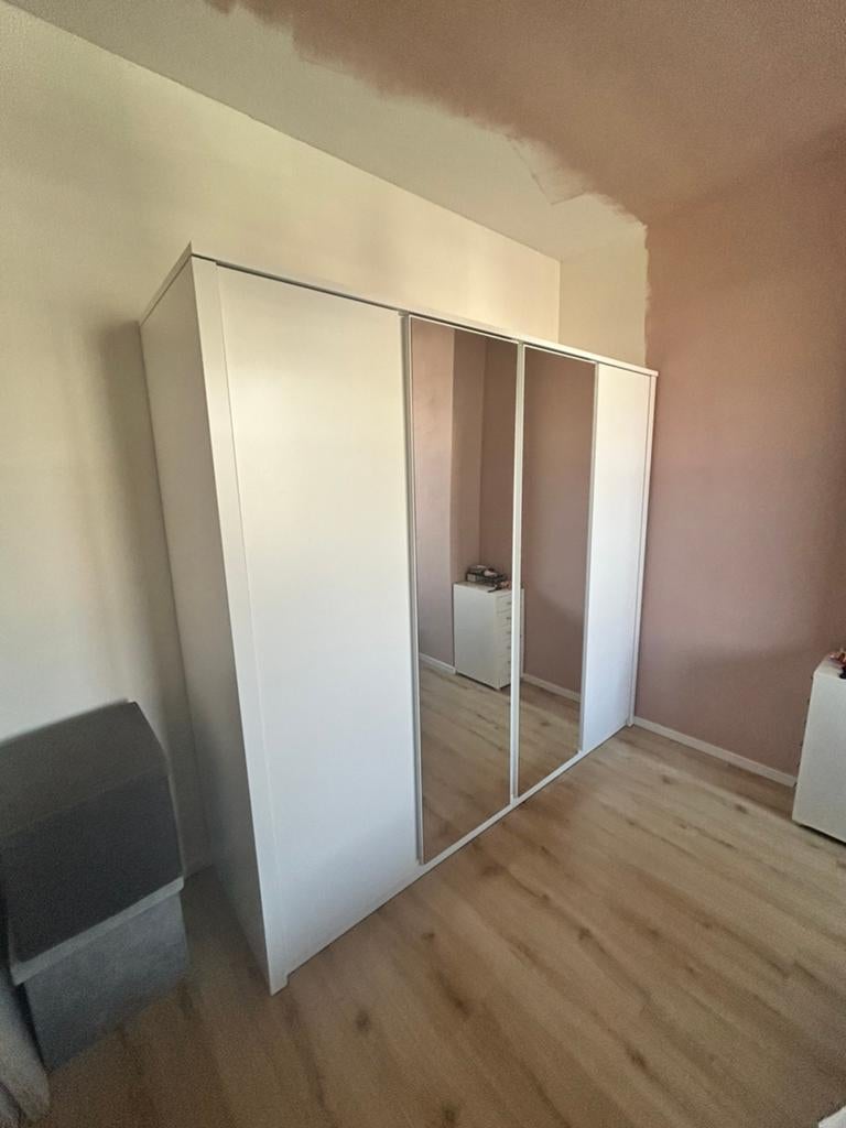 Kledingkast met spiegels, Ophalen, Met deur(en), Zo goed als nieuw, 200 cm of meer