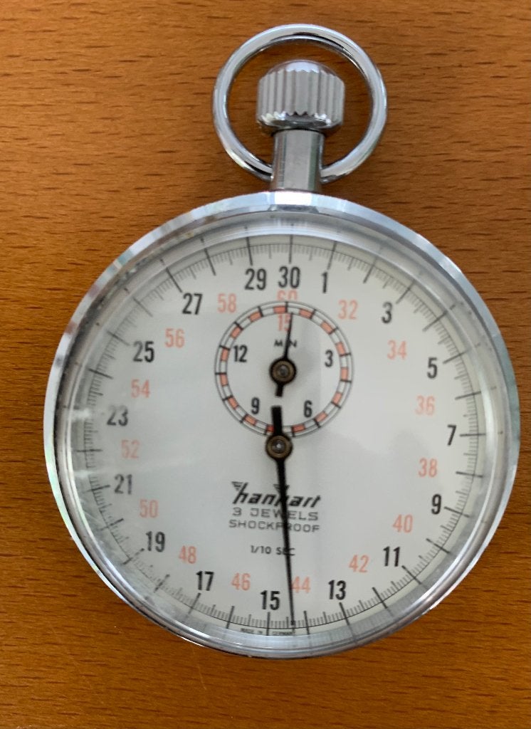 Vintage kwaliteit stopwatch, Ophalen